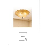 AMPLEX 8158 | Bacelo Amplex stropne svjetiljke svjetiljka 3x E27 sjajni zlatni bakar