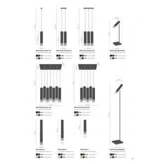 AMPLEX 8251 | Eido Amplex stropne svjetiljke svjetiljka šipka 1x GU10 bijelo, patinasto