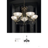 AMPLEX 8315 | Granada-A Amplex luster svjetiljka 5x E27 bronca