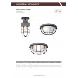 BRILLIANT 94481/76 | Lauren-BRI Brilliant stropne svjetiljke svjetiljka 1x E27 beton, crno