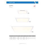 BRILLIANT G90350/05 | Charla Brilliant stropne svjetiljke svjetiljka 1x LED 1800lm 2700K bijelo