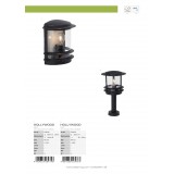 BRILLIANT 47880/06 | Hollywood Brilliant zidna svjetiljka 1x E27 IP44 crno
