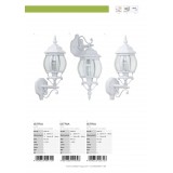 BRILLIANT 48681/05 | Istria Brilliant zidna svjetiljka 1x E27 IP23 bijelo