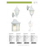 BRILLIANT 44280/05 | NewportB Brilliant zidna svjetiljka 1x E27 IP23 bijelo