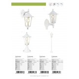BRILLIANT 40282/05 | CrownB Brilliant zidna svjetiljka 1x E27 IP44 bijelo