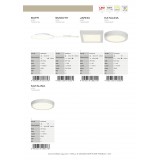 BRILLIANT G94256/05 | Jarno Brilliant stropne svjetiljke svjetiljka 1x LED 1510lm 3000K bijelo