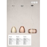 BRILLIANT 61171/15 | Relax-BRI Brilliant visilice svjetiljka 1x E27 krom, bijelo