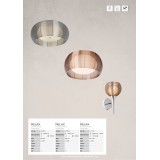 BRILLIANT 61180/53 | Relax-BRI Brilliant stropne svjetiljke svjetiljka 2x E27 bronca, krom