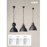 BRILLIANT 23772/06 | Jesper Brilliant visilice svjetiljka 1x E27 crno