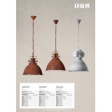 BRILLIANT 23772/55 | Jesper Brilliant visilice svjetiljka 1x E27 rdža smeđe