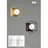 BRILLIANT 96847/12 | Synergy Brilliant zidna svjetiljka 1x G9 mesing, bijelo