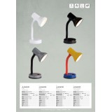 BRILLIANT 99122/11 | Junior Brilliant stolna svjetiljka 30cm s prekidačem elementi koji se mogu okretati 1x E27 sivo, crno