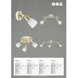 BRILLIANT 55313/18 | SofiaB Brilliant spot svjetiljka elementi koji se mogu okretati 2x E14 mesing, bijelo
