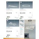 EGLO 31668 | Varazzo Eglo visilice svjetiljka 1x LED 2000lm 4000K krom, prozirna
