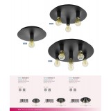 EGLO 98155 | Passano-1 Eglo stropne svjetiljke svjetiljka 1x E27 crno