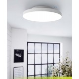 EGLO 99119 | EGLO-Connect-Turcona Eglo stropne svjetiljke smart rasvjeta okrugli daljinski upravljač jačina svjetlosti se može podešavati, sa podešavanjem temperature boje, promjenjive boje 1x LED 3050lm 2700 <-> 6500K bijelo