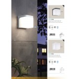 EGLO 96255 | Jorba Eglo zidna svjetiljka četvrtast 1x LED 500lm 3000K IP44 bijelo