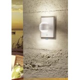 EGLO 96022 | Sesimba Eglo zidna svjetiljka sa senzorom 2x LED 560lm 3000K IP44 bijelo, prozirno