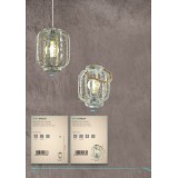 EGLO 49134 | Hagley Eglo stolna svjetiljka 30,5cm sa prekidačem na kablu 1x E27 antik, bezbojno