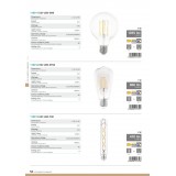 EGLO 110013 | E27 4W -> 40W Eglo cilindar T30 LED izvori svjetlosti filament 470lm 2700K 320° CRI>80