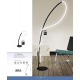 EGLO 99383 | Egidonella Eglo stolna svjetiljka 38cm sa prekidačem na kablu 1x LED 700lm 3000K crno, bijelo