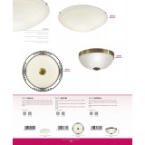 EGLO 90015 | Malva Eglo zidna, stropne svjetiljke svjetiljka okrugli 1x E27 bež, opal