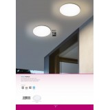 EGLO 900297 | Ronco Eglo stropne svjetiljke svjetiljka okrugli 1x LED 800lm 3000K IP44 bijelo