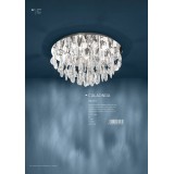 EGLO 93413 | Calaonda Eglo stropne svjetiljke svjetiljka okrugli 7x G9 3150lm krom, prozirna