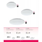 EGLO 97872 | Frania Eglo zidna, stropne svjetiljke svjetiljka okrugli 1x LED 2000lm 3000K bijelo