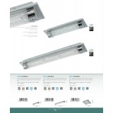 EGLO 97055 | Tolorico Eglo zidna, stropne svjetiljke svjetiljka 1x LED 2500lm 4000K IP44 krom, prozirno, kristal