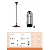 EGLO 43389 | Latchely Eglo podna svjetiljka 72cm sa prekidačem na kablu 1x GU10 400lm 3000K crno