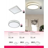 EGLO 95682 | Palermo-2 Eglo zidna, stropne svjetiljke svjetiljka okrugli 1x LED 2000lm 3000K bijelo, krom