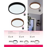 EGLO 98602 | Musurita Eglo stropne svjetiljke svjetiljka okrugli 1x LED 3900lm 3000K drvo, bijelo