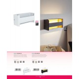 EGLO 98544 | Feloniche Eglo zidna svjetiljka Samsung LED okrugli 1x LED 1100lm 3000K bijelo, prozirno