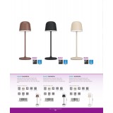 EGLO 900461 | Mannera Eglo nosiva, stolna svjetiljka sa tiristorski dodirnim prekidačem jačina svjetlosti se može podešavati, baterijska/akumulatorska, USB utikač 1x LED 200lm 3000K IP54 boja pijeska, bijelo
