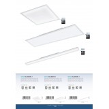 EGLO 98025 | Salobrena-1 Eglo stropne svjetiljke LED panel pravotkutnik 1x LED 4700lm 4000K bijelo