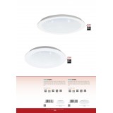 EGLO 97594 | Fiobbo Eglo ugradbene svjetiljke LED panel okrugli Ø300mm 1x LED 2500lm 3000K bijelo, učinak kristala