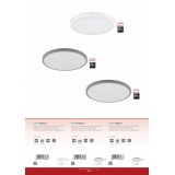 EGLO 97263 | Fueva-1 Eglo zidna, stropne svjetiljke LED panel okrugli 1x LED 2500lm 3000K srebrno, bijelo