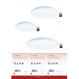 EGLO 99726 | Crespillo Eglo stropne svjetiljke svjetiljka okrugli háttérvilágítás 1x LED 2400lm 4000K bijelo, opal