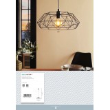 EGLO 43004 | Tarbes Eglo stropne svjetiljke svjetiljka 1x E27 crno