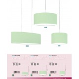 EGLO 97379 | Eglo-Pasteri-Pastel-LG Eglo visilice svjetiljka 2x E27 pastelno zelena, bijelo