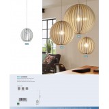 EGLO 94443 | Cossano Eglo visilice svjetiljka 1x E14 bijelo