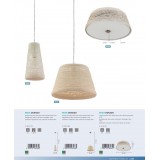 EGLO 96464 | Donado Eglo stropne svjetiljke svjetiljka 2x E27 poniklano mat, bijelo