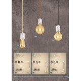 EGLO 32528 | Yorth Eglo visilice svjetiljka 1x E27 bijelo