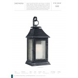 ELSTEAD FE-SHEPHERD-2XL | Shepherd-EL Elstead zidna svjetiljka namjenjeno za primorje 1x E27 IP44 UV antik crno, bijelo, efekt mjehura