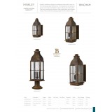 ELSTEAD HK-BINGHAM-S | Bingham Elstead zidna svjetiljka namjenjeno za primorje 1x E14 IP44 UV antik bakar, efekt mjehura