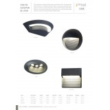 ELSTEAD FREYR-R | Freyr Elstead zidna svjetiljka 1x LED 260lm IP54 grafit