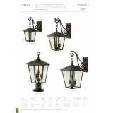 ELSTEAD HK-TRELLIS2-L | Trellis Elstead zidna svjetiljka 4x E14 IP44 antik brončano, efekt mjehura
