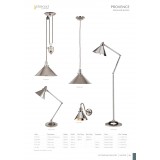 ELSTEAD PV-P-PN | Provence-EL Elstead visilice svjetiljka balansna - ravnotežna, sa visinskim podešavanjem 1x E27 svijetli nikal