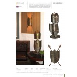 ELSTEAD CRUSADER-T-L | Crusader Elstead stolna svjetiljka 70cm s prekidačem 1x GX53 720lm 3000K antik brončano